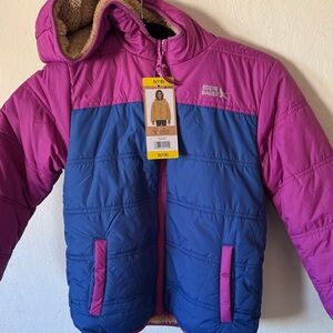 Eddie Bauer Kids' Purple and Blue Puffer Jacket